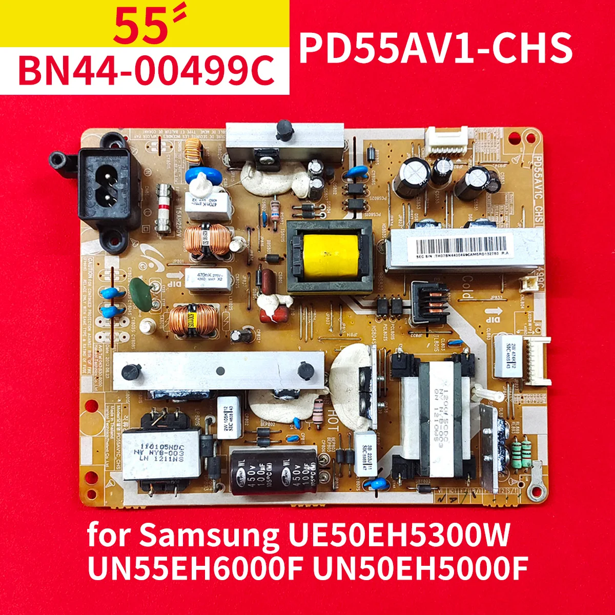 

BN44-00499A BN44-00499C PD55AV1-CHS Power Board for Samsung UE50EH5300W UN55EH6000F UN50EH5000F UA55EH6000R