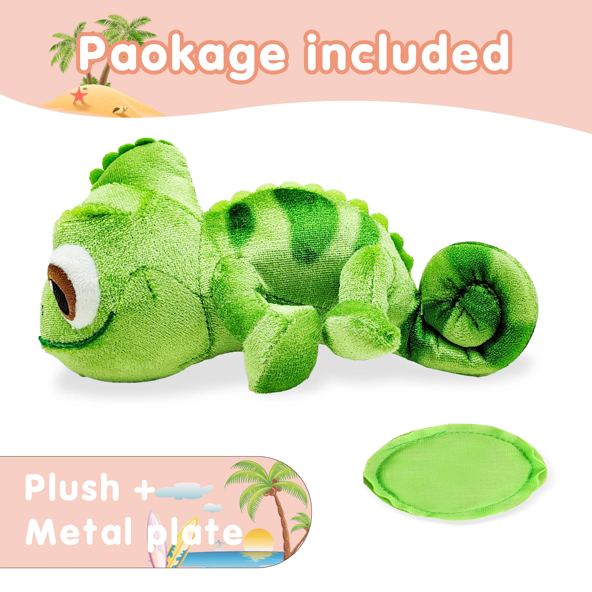 IN STOCK Pascal Rapunzel Chameleon Plush Toy Soft Stuffed Animals Plush Shoulder Plush Suitable for Parties Perfect Gift Chrimas view 2