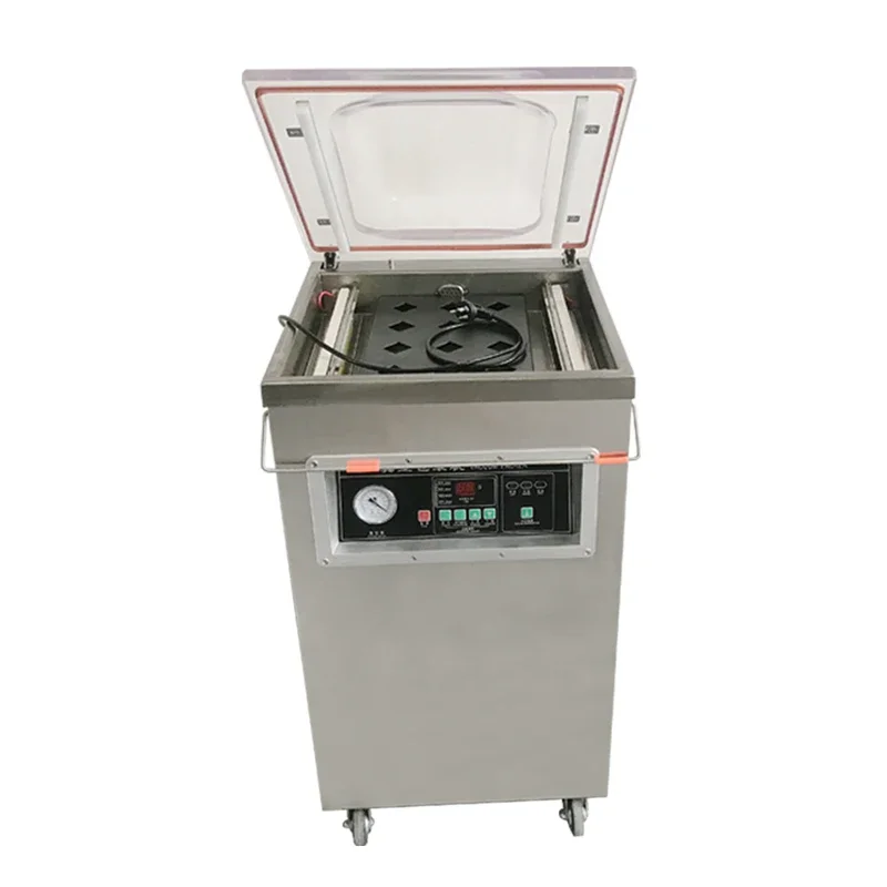 Stainless steel single-chamber vacuum food packaging machine, multifunctional vacuum machine (computer version)