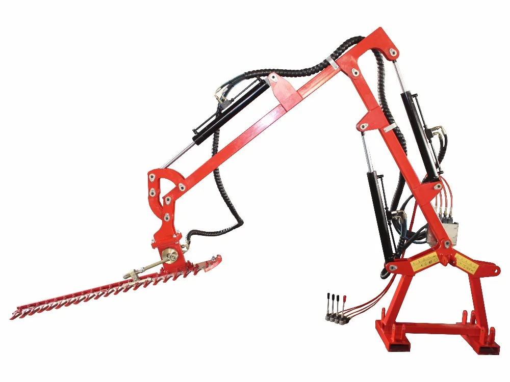 Hydraulic Hedge Trimmer Tractor Long Arm Mower Grass Cutter Trimmer Machine