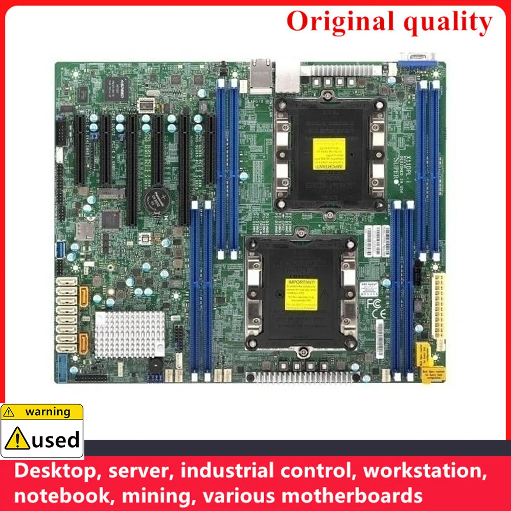 

Used For Supermicro X11DPL-I Motherboards C621 LGA 3647 DDR4 ECC 2T Server workstation Mainboard PCI-E3.0 SATA3 USB3.0