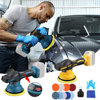 Polishing Machine For Car 18-21V Cordless Polisher 8 Gears 380W Automotive Electric Waxing Repairing Wireless Sander Polish