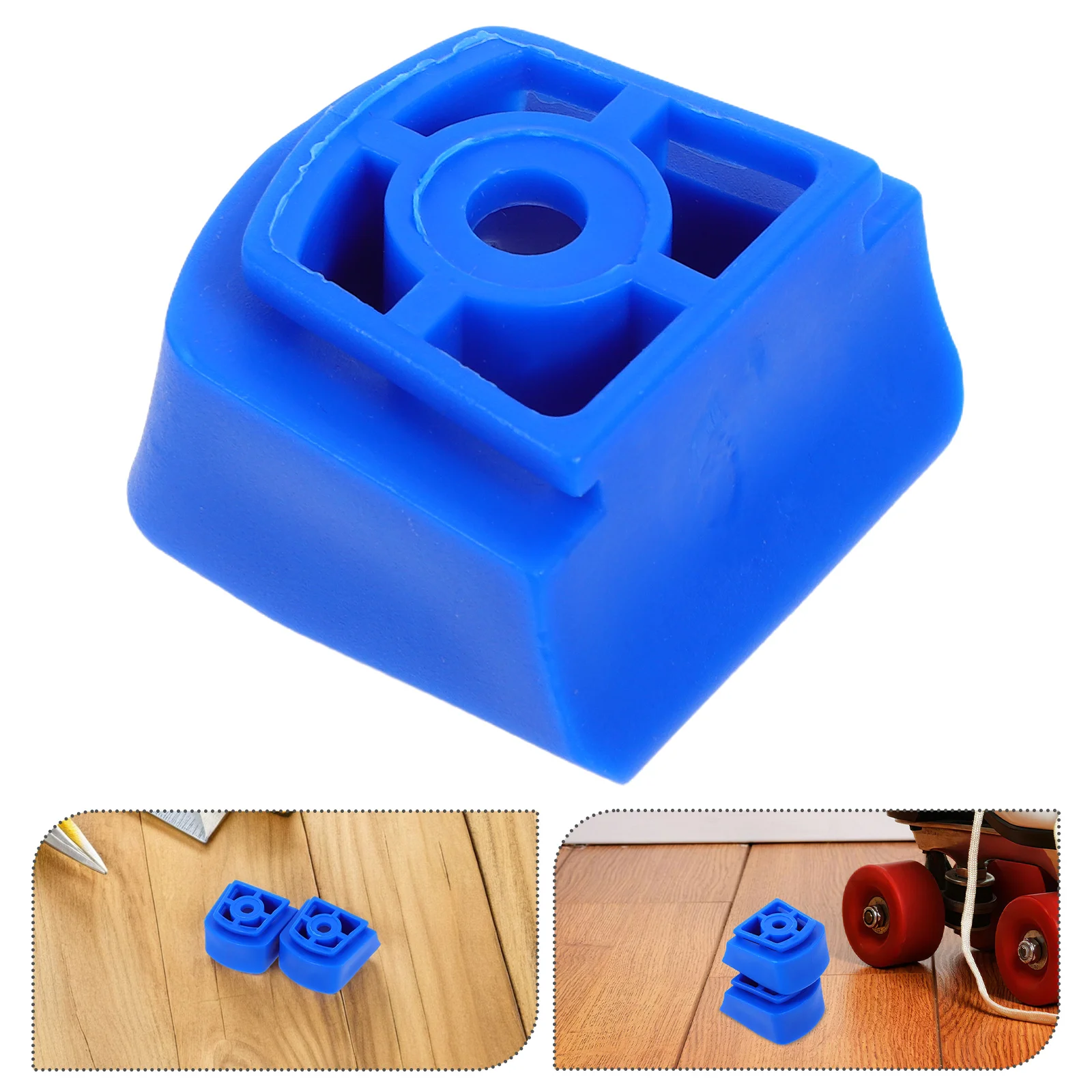 

2 PCS Kids Roller Skate Blocks Universal Fit Non Safety Stopper for Children Inline Skates Lightweight Adjustable