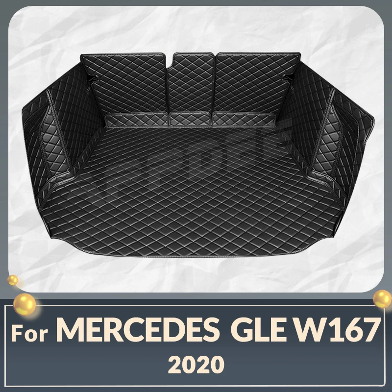 Full Coverage Trunk Mat For Mercedes Benz GLE Class W167 V167 GLE 350 450 580 2020 Car Cover Pad Interior Protector Accessories