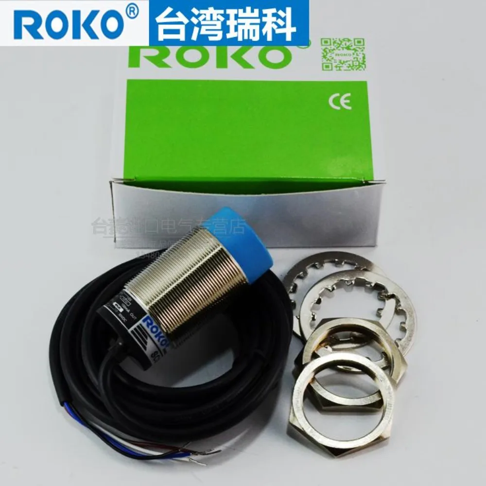 Датчик приближения ROKO SC3015-KP2, 4-проводной высокоточный металлический индукционный переключатель для приложений промышленной автоматизации Датчик приближения ROKO SC3015-KP2, 4-проводной высокоточный металлический индукционный переключатель для приложений промышленной автоматизации