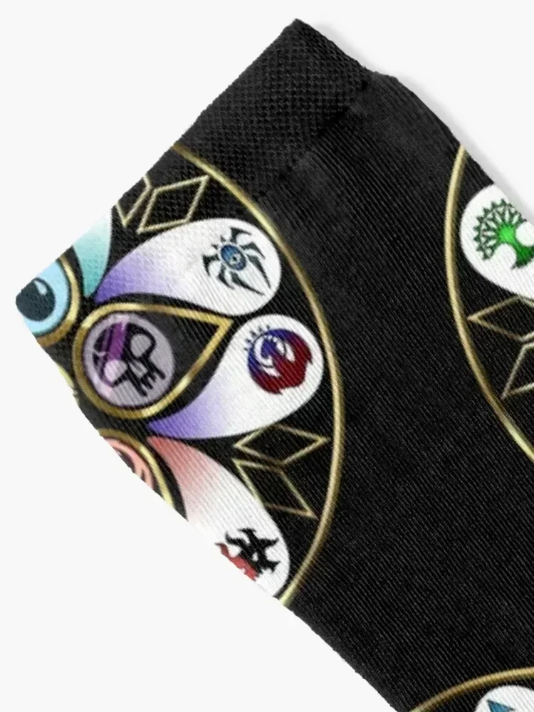 جوارب MTG هدية للهالوين لكرة القدم مضادة للانزلاق، جوارب رجالية عصرية فاخرة للنساء