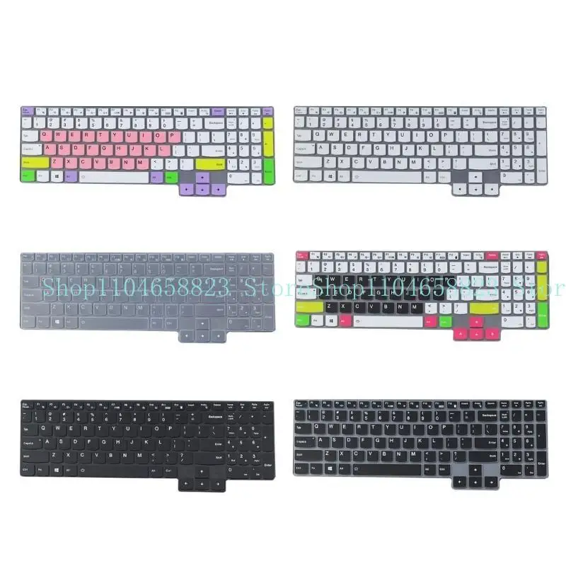 652F Silicone Keyboards Protectors Cover for R9000P/R7000/Y9000 Laptop Dust and Spill Resistant Semi Transparents Film