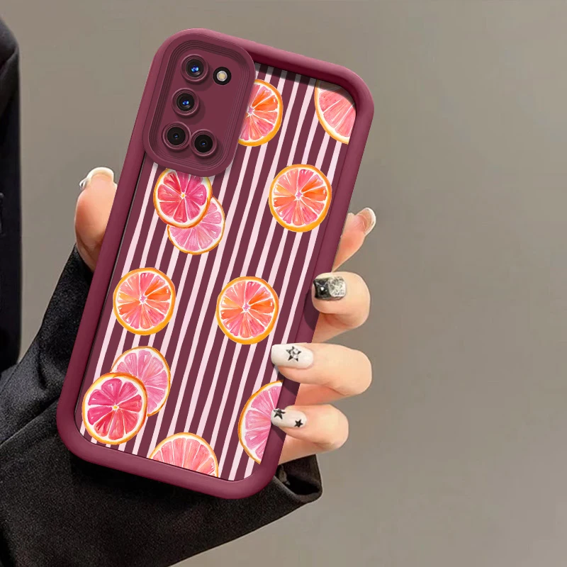 حافظة لهاتف OPPO Realme GT Master 3 6 Neo 5 Narzo N65 N63 N55 N53 70X 60X 30A 20A Note 50 60 غطاء سيليكون فراولة