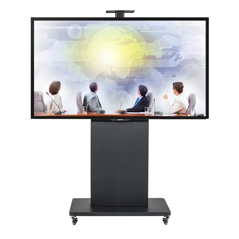 Interactive Touch Screen With Wireless Conference Microphone For Real Time Collaboration Video Conferencing Note Taking