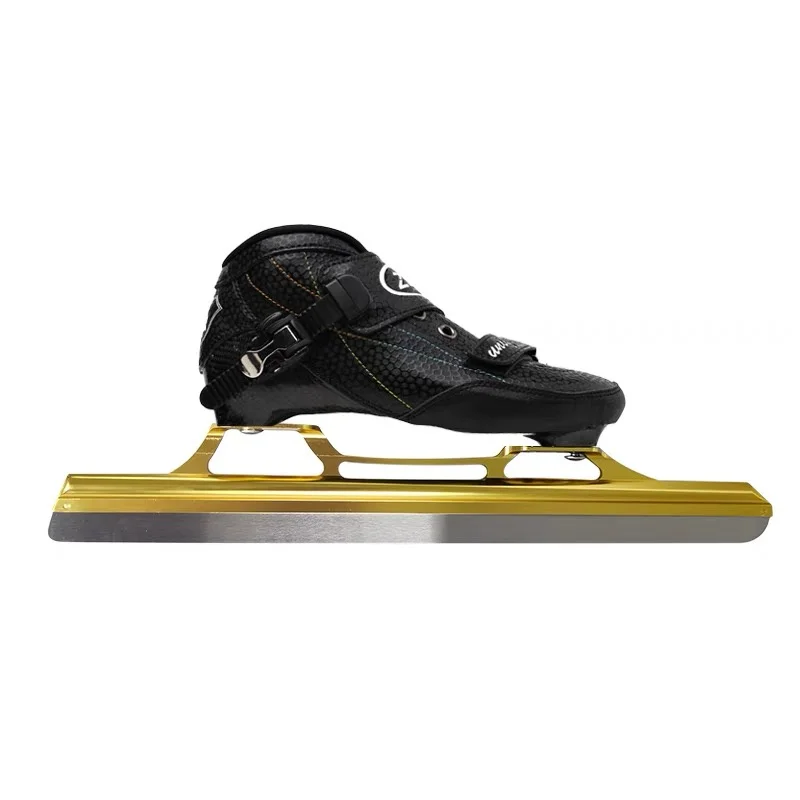 carbon fiber CT ice skates with 380mm 410mm 430mm 62 ice blade speed skates patines black blue White female field track race