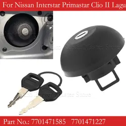 Lock Petrol Fuel Tank Cap with 2 Keys for Renault Clio Laguna Espace Megane Scenic Twingo 7701471227 7701471585 Car Accessories