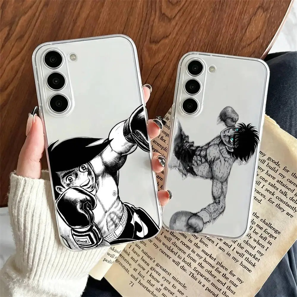 Funda transparente para teléfono Joe Yabuki Ashita no Joe Manga para SamsungA10,12,20,21S,30,31,40,50,51,52,70,71