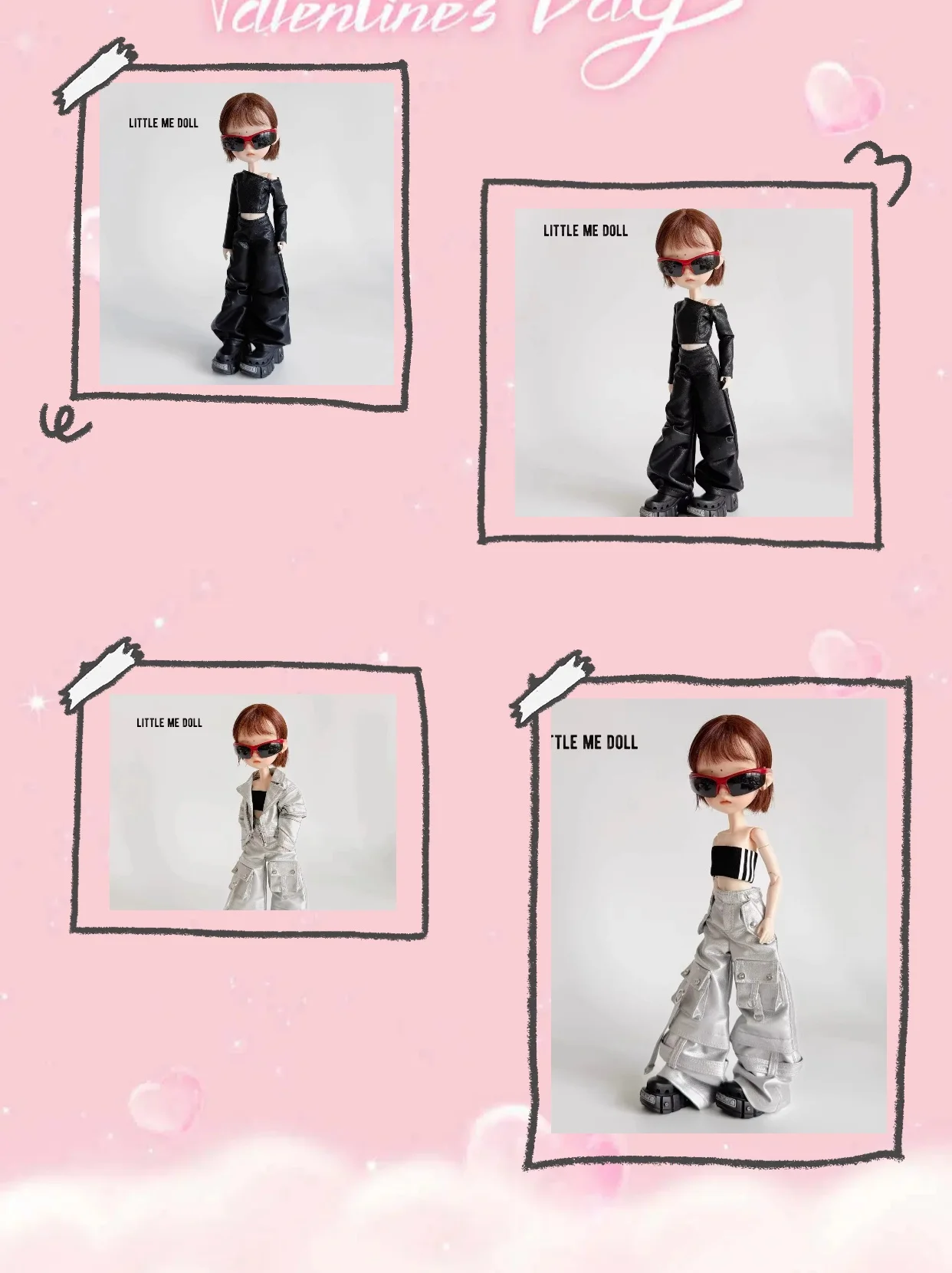 

【No Figure】Pre-sale Handmade Female Doll's Clothing Accessories Heavy-duty Leather Jacket Fit Action Body Toys For Ob22 Blyth