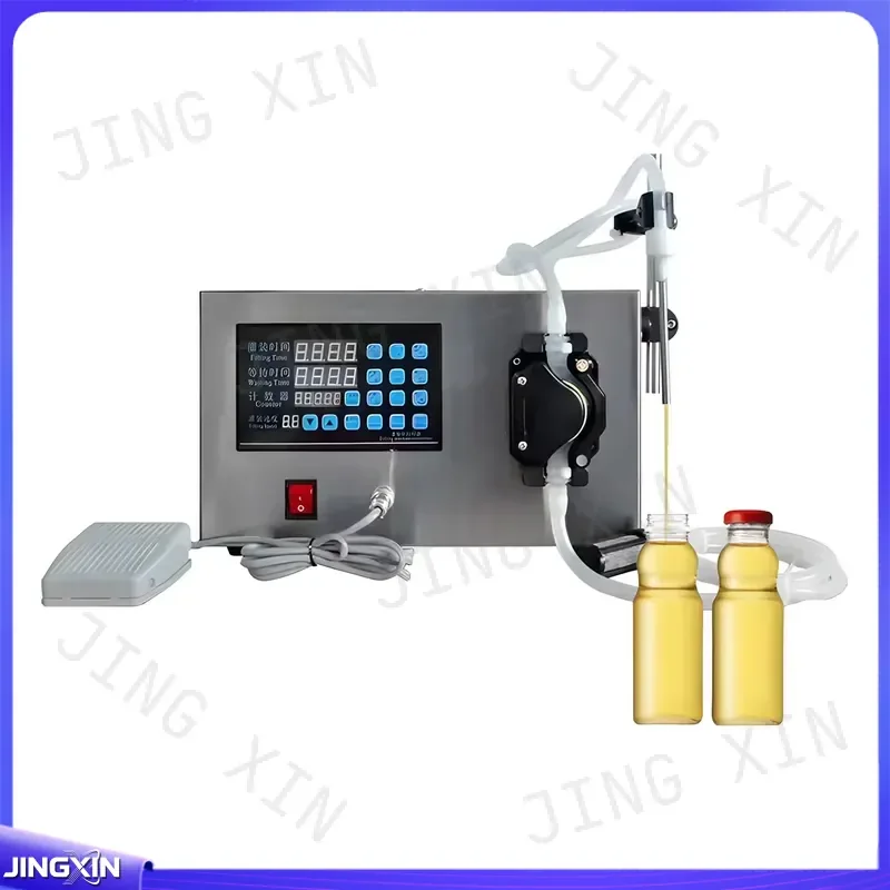 Custom for Single Head Peristaltic Pump Filling Machine Desktop Liquid Soap Cosmetic Bottle Filler 220V