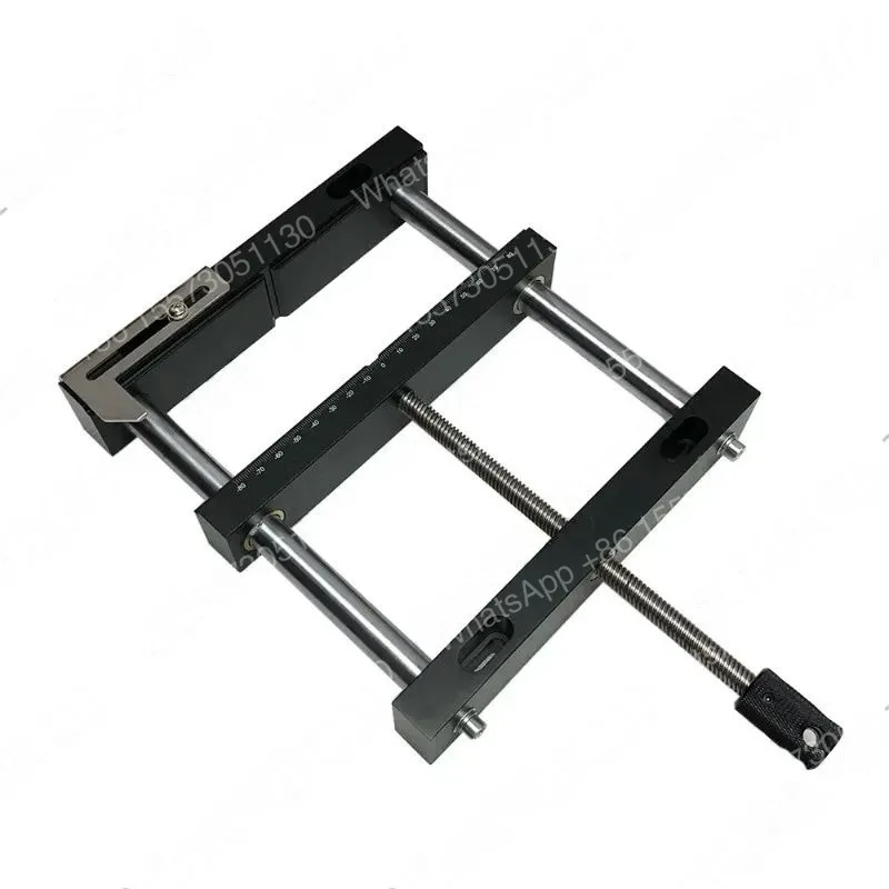 200*412mm Aluminium Fixture Flat Tongs Flat Tongs Vice Vise Screw Parallel-jaw Vice Plain Vise QGG for DIY Wood Metal Working
