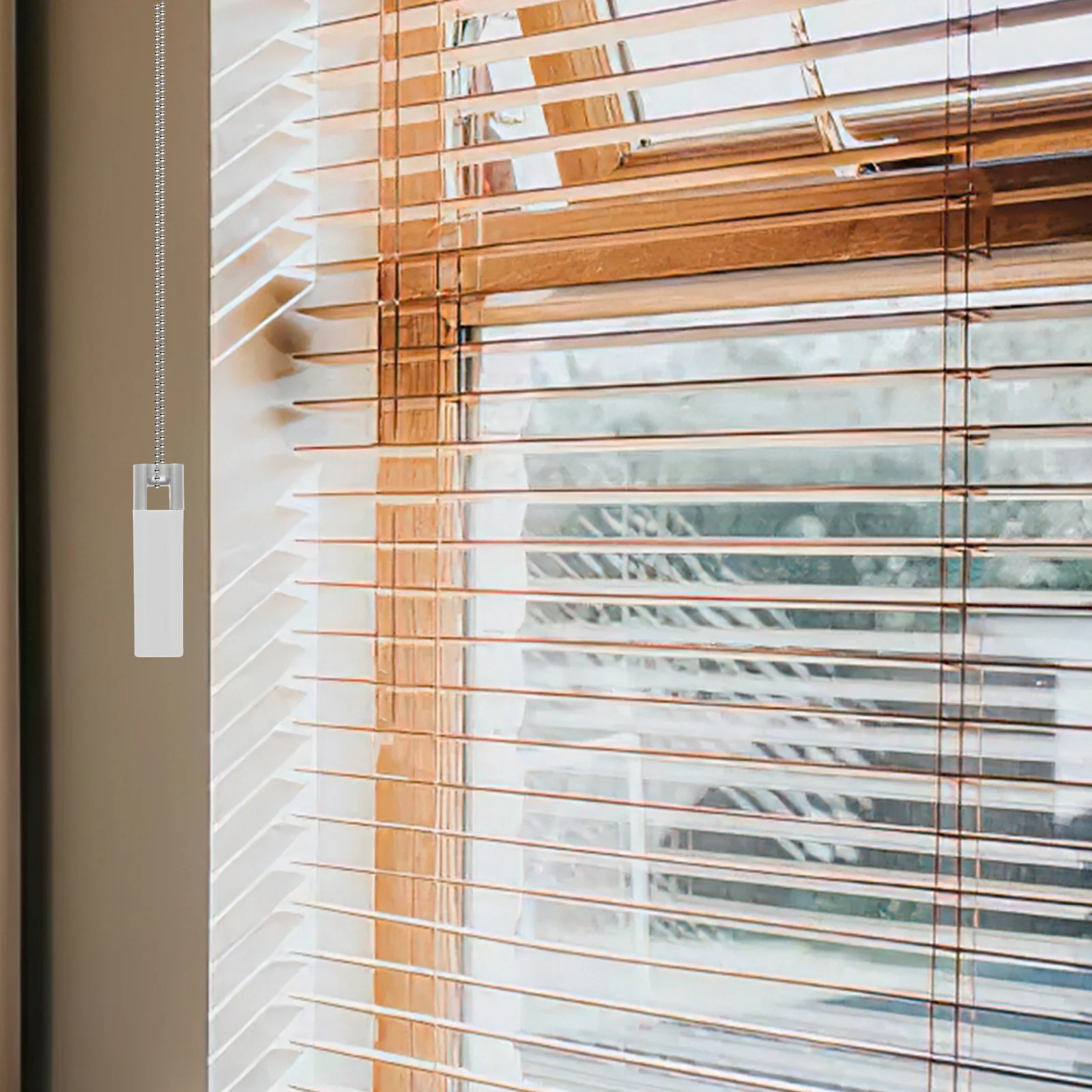 2 قطعة سحب نافذة أعمى ينتهي أوزان الحبل الثقيلة لملحقات مقبض التشغيل المستقر استبدال أجزاء الإصلاح #4