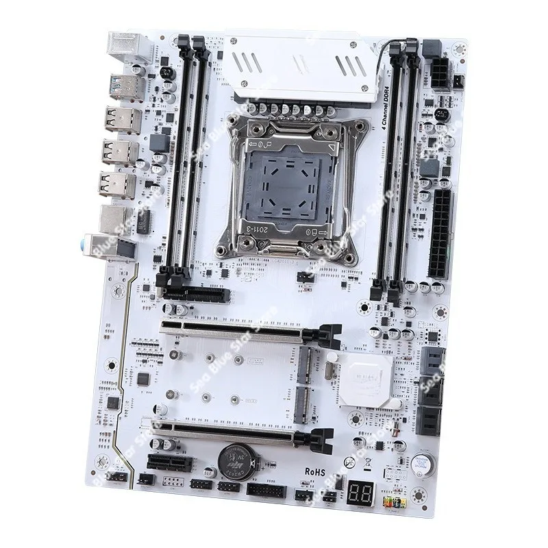 Brand new computer motherboard DDR4-PLUS white LGA2011-pin gigabit network genuine C612 chip