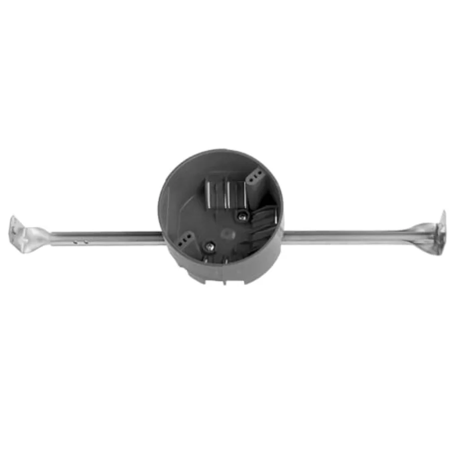 HXH Single Electrical Ceiling Light Box with Hanger Bar Fit 4