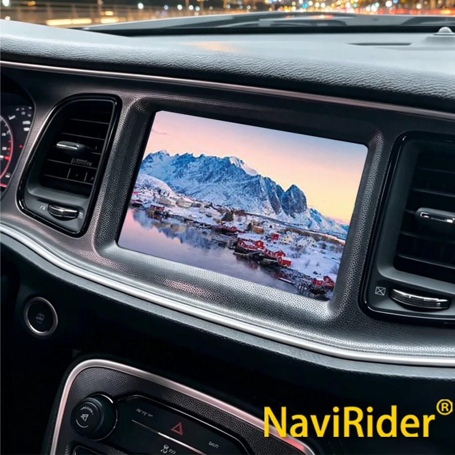 Автомагнитола с CarPlay и Android 14, 4G, GPS-навигацией, 256 ГБ памяти, аудиосистема для Dodge Challenger, Charger, Durango, RAM 1500, 2500, JEEP Grand Cherokee