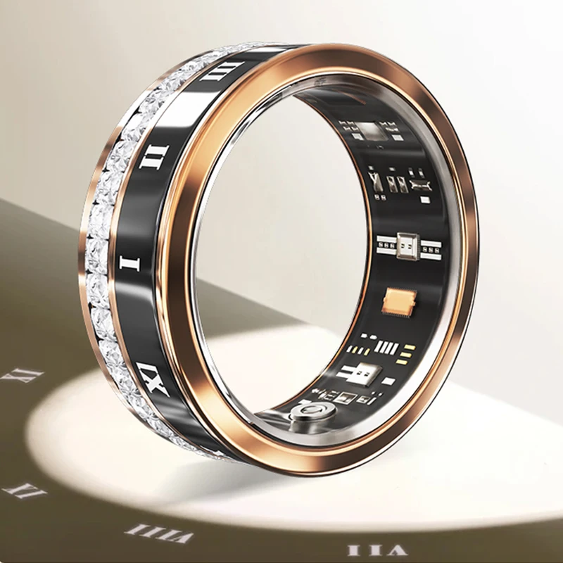 Anneau intelligent pour hommes et femmes, étanche, fréquence cardiaque, oxygène dans le sang, pression artérielle, surveillance du sommeil, moniteur d'activité physique
