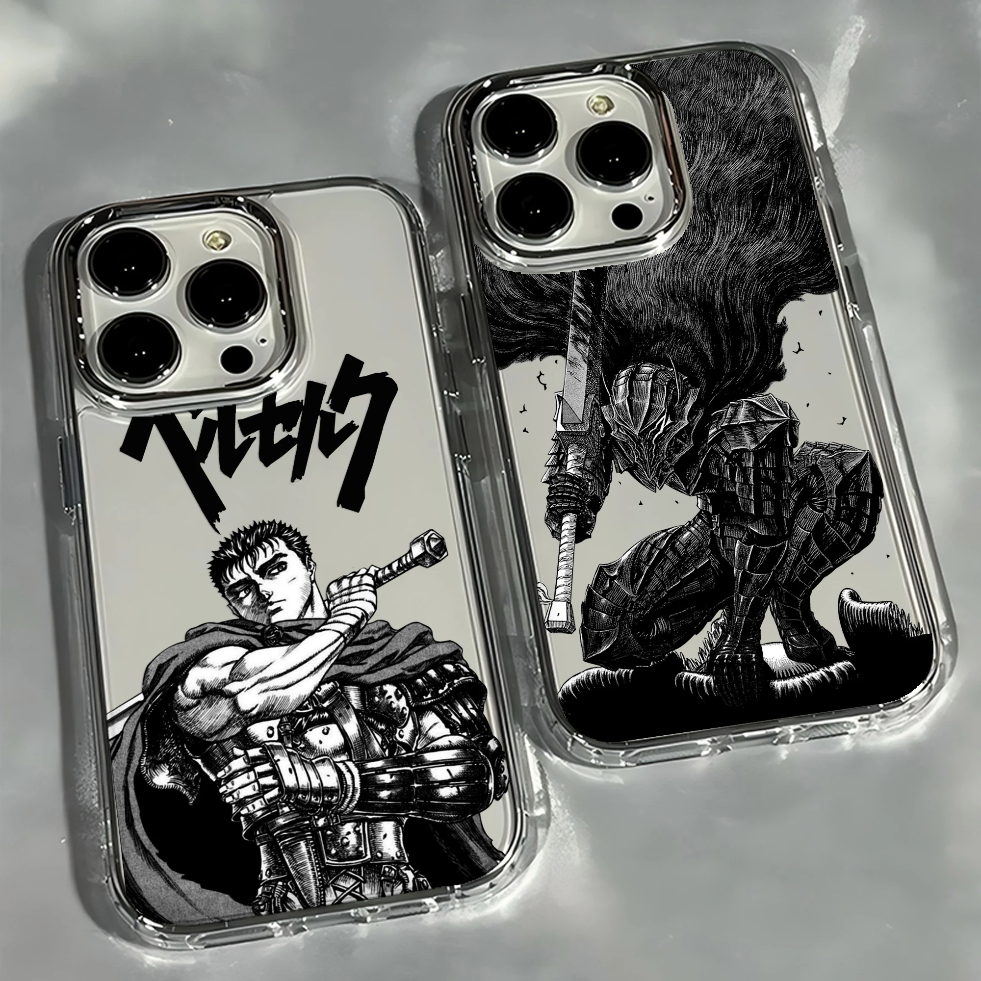 New Japanese Hot Blood Anime Berserk Guts Phone Case For iPhone 17 16e 16 15 14 13 12 11mini Pro Max X XR XSMAX 8 Air Plus Cover — product photo 1 of 1