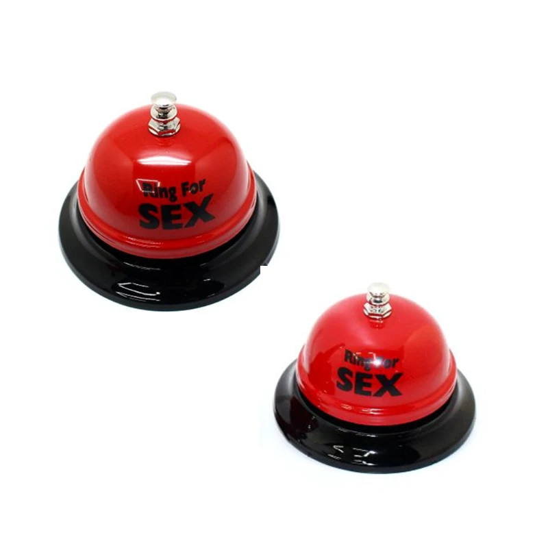 Sex Glocke Ring Spielzeug Spiel Neuheit Geschenk Kreative Rote Glocke oder Paar Flirten Rot Metall Sex Lustige Tisch Ring Glocke – Detail 5