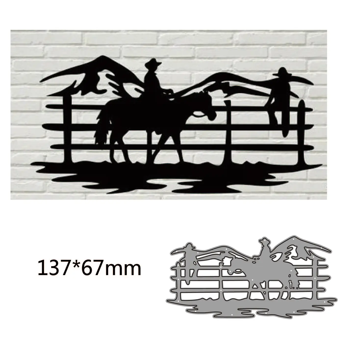 New 2023 Metal Cutting Dies Ranch animal forest diy Scrapbooking Photo Album Decorative Embossing PaperCard Crafts Dies