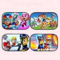 Cartoon P-Paw Patrol Car Sunshade Covers Cover Universal Windscreen Folding Visor Windshield Auto Sun Shade Accessories
