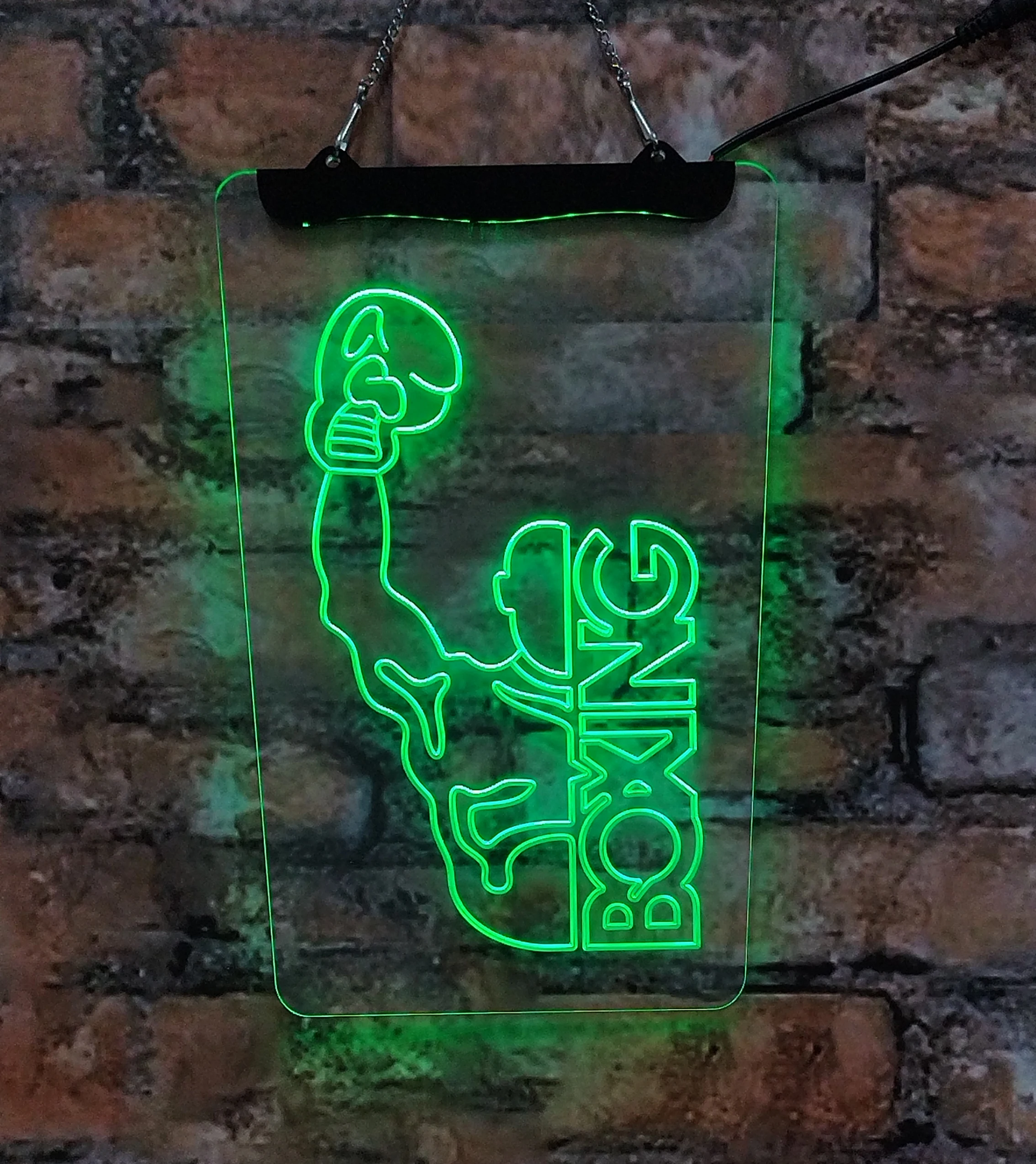 

Boxing Gloves Club Fighting Bar LED Neon signs -3D carved interior decorative wall art, suitable for home parties holiday gifts