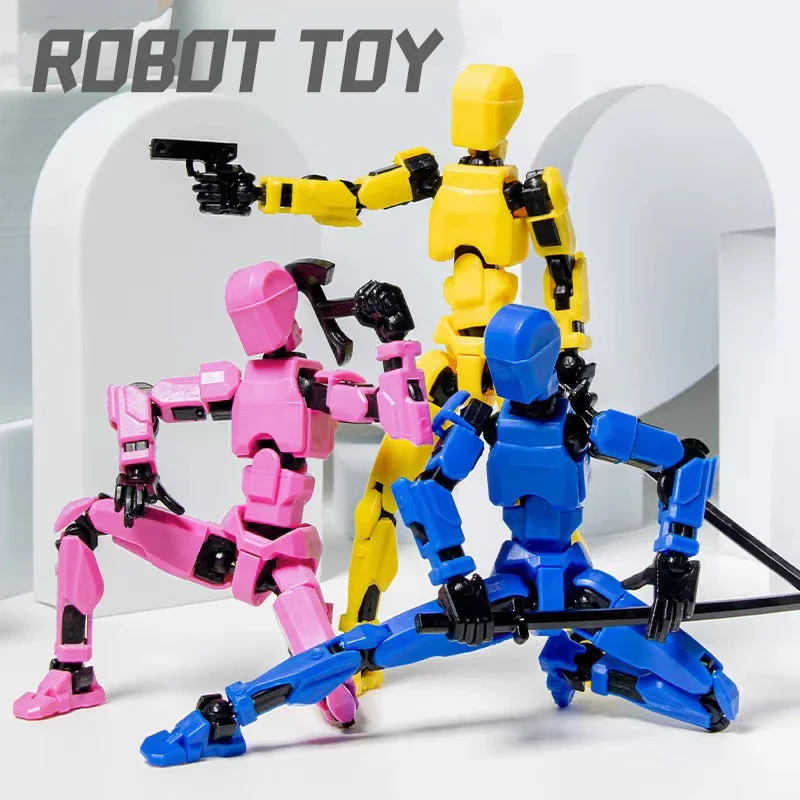 Multi-Jointed Movable Robot 3.0 Toy 3d Printed Mannequin Anime Figure PVC Model Doll Collectible Toys Kids Christmas Decora Gift