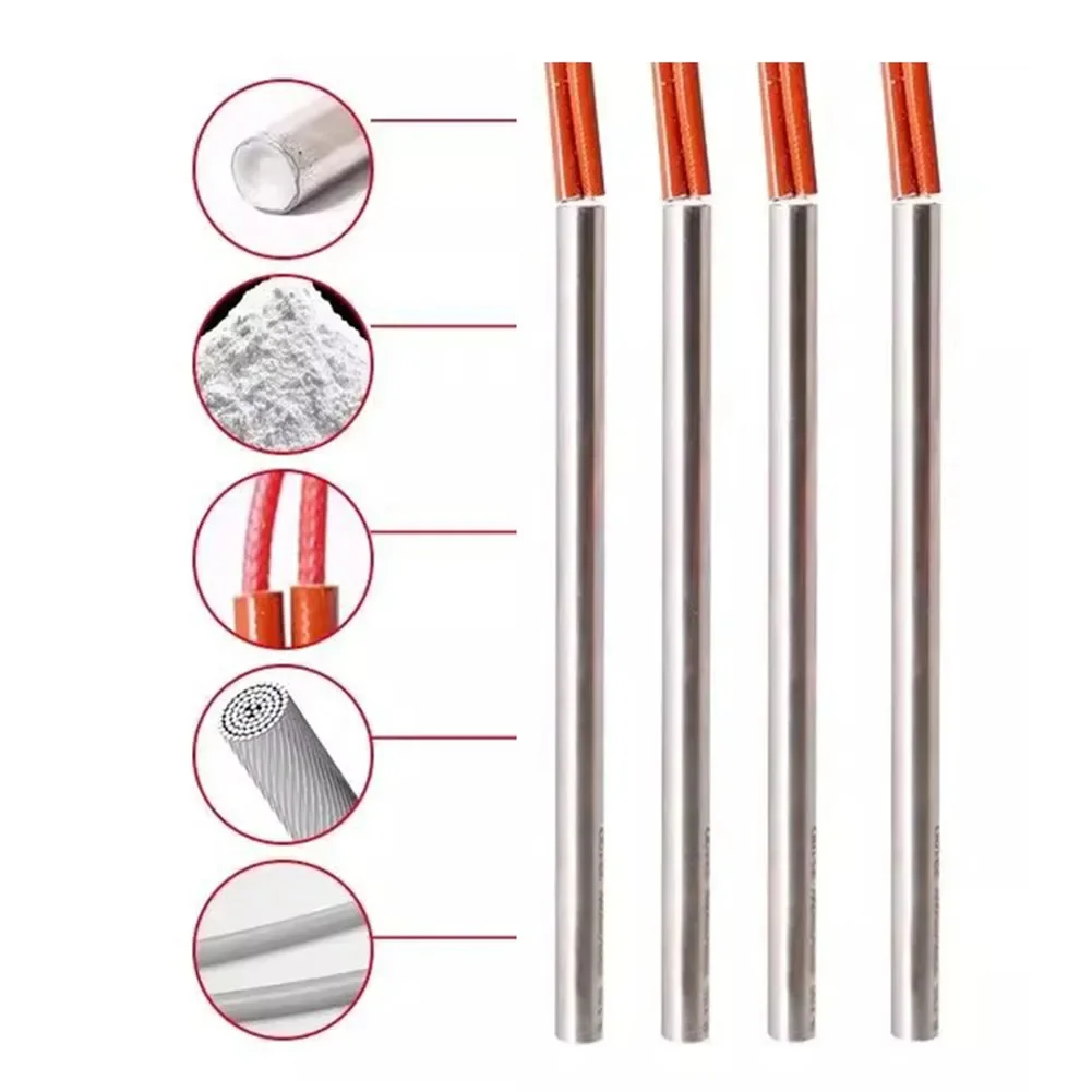 8mm Edge Banding Machine Heating Element Rod 220V 380V Glue Pot Heater For Manual Woodworking Machinery Replacement Parts