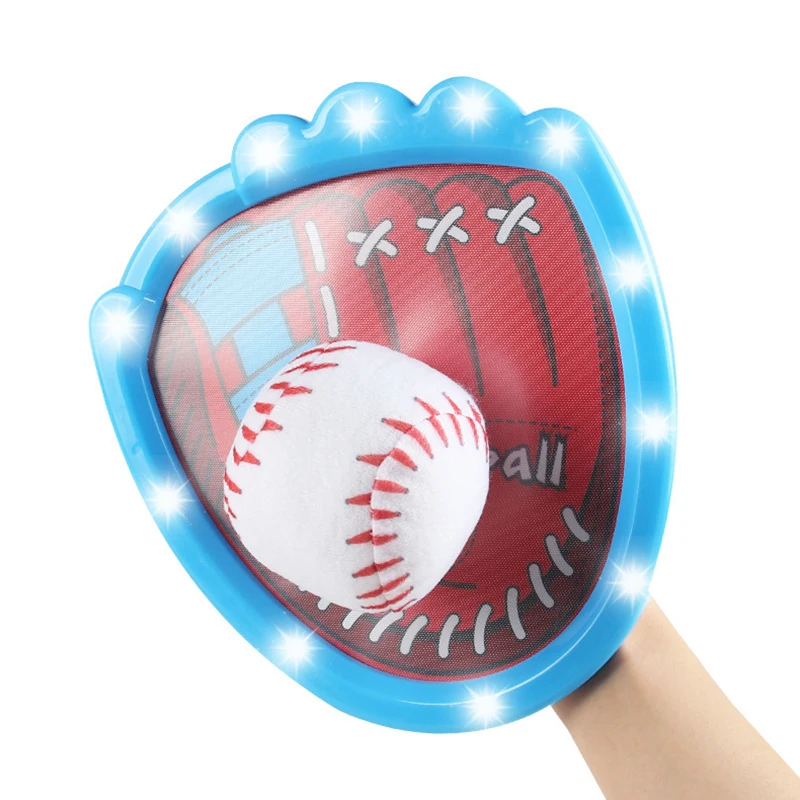 Catch Ball Game Set LED Sucker Sticky Ball Toy Throw And Catch Game Outdoor Sports Yard Beach Pool