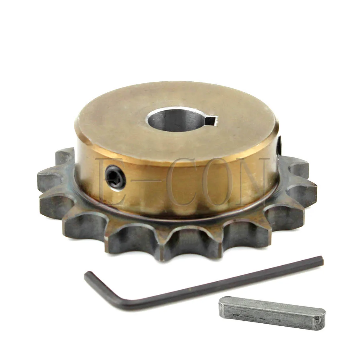 

1 PCS 08B 17 Teeth Sprocket Bore 28mm Metal Pilot Motor Gear Roller Chain Drive Keyway for Timing Chain