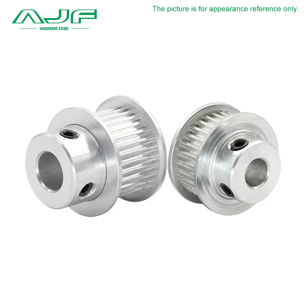 2GT Timing Pulley 32T 34T 35T 36T 38Teeth  GT2 Pulley BF Type Hole Diameter 4/5/6-15mm Belt Width 6mm/10mm Timing Wheel