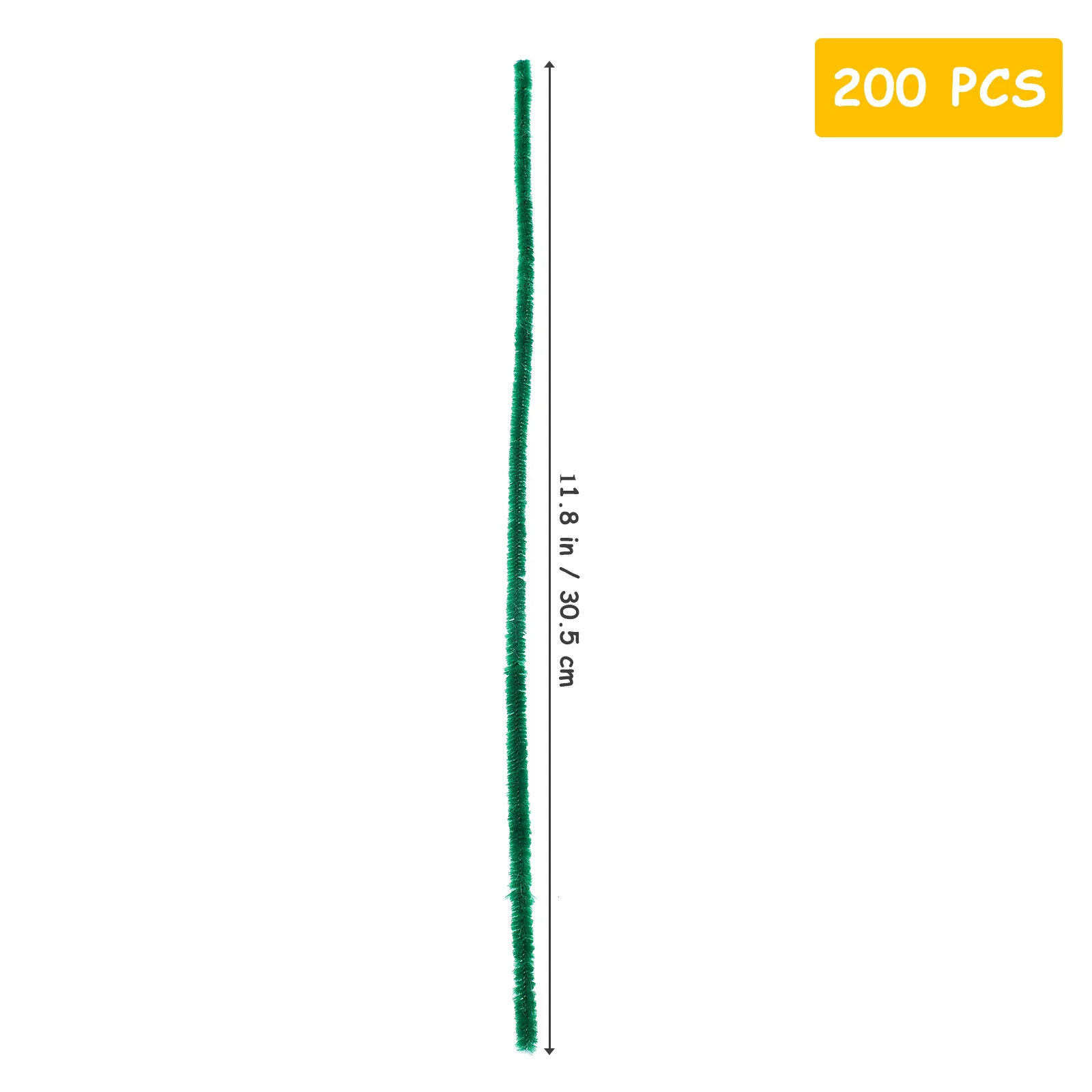 

200pcs Colorful Chenille Stems Twisted Craft Cleaners For Diy Creative Adult Projects Flexible Bendable Wire Stem Kits