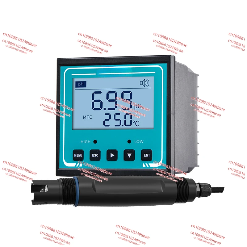 PH value tester, industrial sewage pH detector electrode orp controller, online ph meter