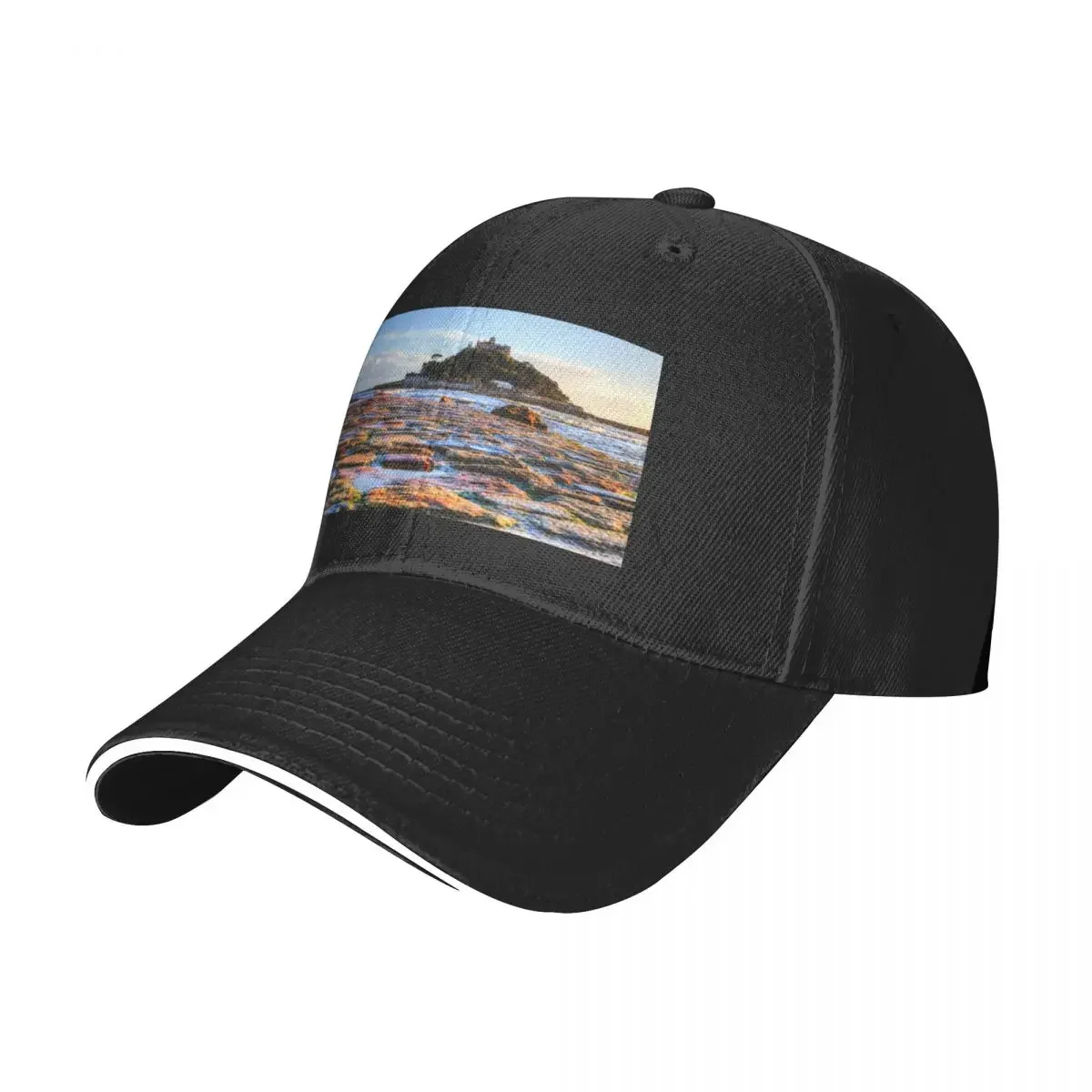 St Michael's Mount And Causeway, Marazion, Cornwall Baseball Cap Luxury Man Hat Beach fashionable Luxury Woman Men's