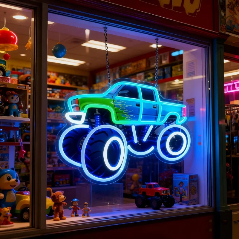 Factory Direct Delivery of Cars, Sports Cars, Neon Lights, LED Signs, Toy Stores, 4S Point Decoration logo