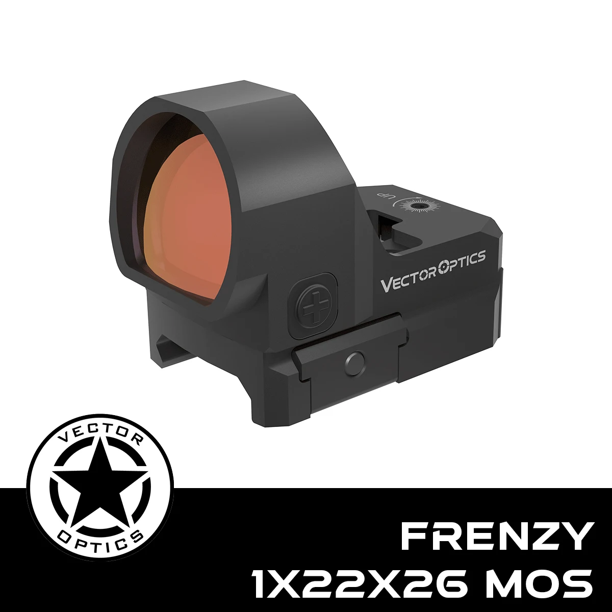 Vector Optics Frenzy-X 1x22x26 MOS נקודת אדום טווח ציד קולימטור מתאים לאקדח Glock 17 9mm .223 .300win IPX6 הרעידה התעוררות