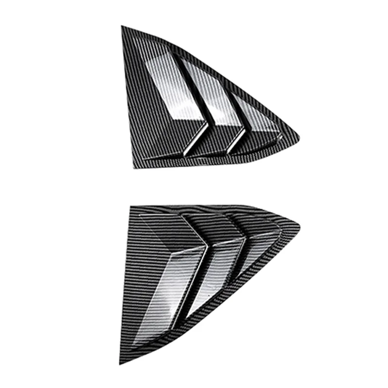 

Задние треугольные жалюзи автомобиля для Corvette C8 2020-2023 из углеродного волокна