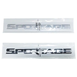 스포티지 트렁크 스티커 용 1pcs SPORTAGER K5 K2 K3 K4 K7 K9 KX3 KX5 후면 테일 스티커 블랙/실버 엠블럼 배지 스티커