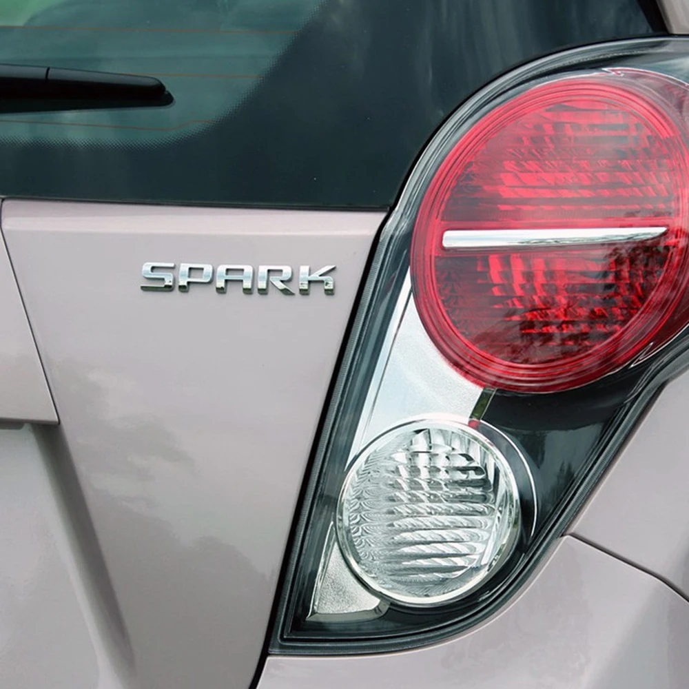 1PC 3D ABS Car Letter Logo Sticker Tail Bumper Badge Auto Rear Trunk Emblem Decals Accessories For SPARK LT XFL view 6