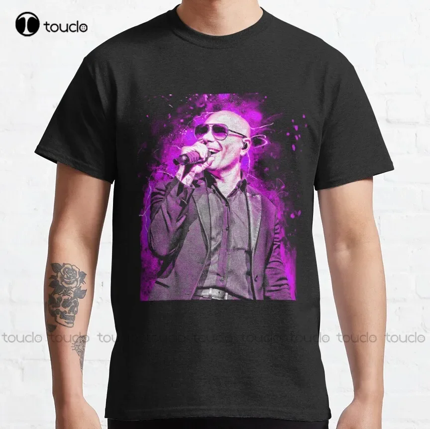 Pitbull Mr.Worldwide  Classic T-Shirt Pitbull Singer Graphic Tshirts For Men Fashion Creative Leisure Funny T Shirts Xs-5Xl New