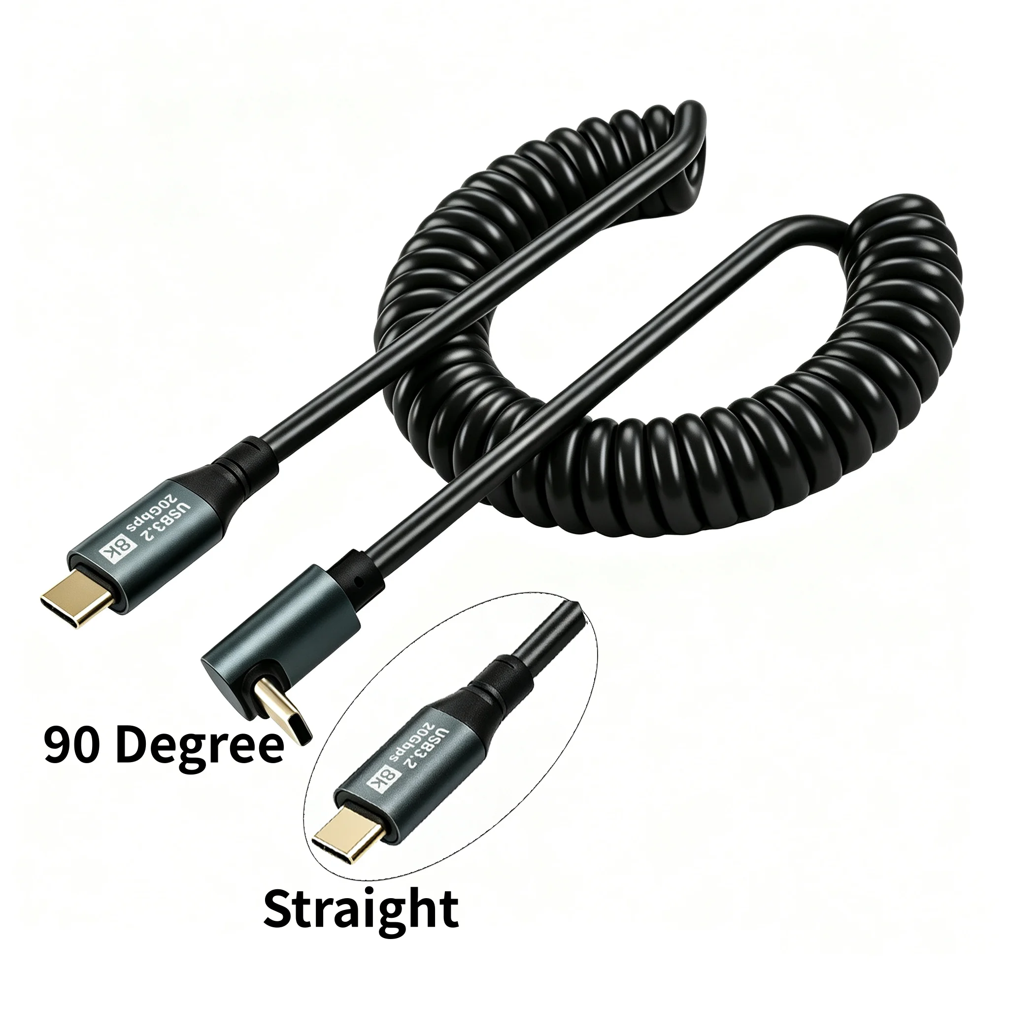Coiled Usb Cable - 1.5m USB C to C Coiled