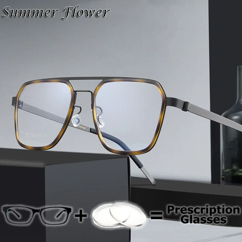 

Men Reading Glasses Optical Thin Eyewear Multifocal Prescription Wide Progressive Lens Transition Anti Blue Light Myopia Glasses