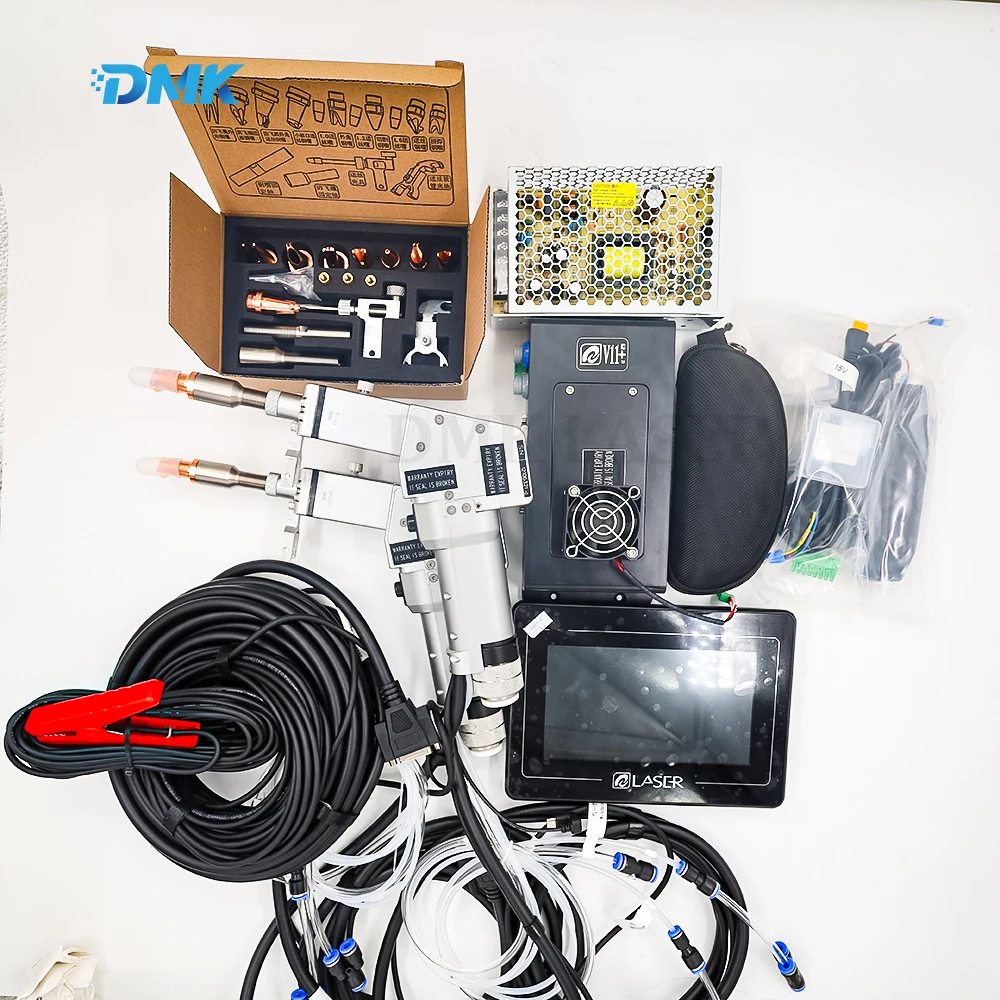 DMK Qilin BBWT20 Handheld Fiber Laser Welding Gun 2 Heads Super Value Package Soldering Cutting Iron Welding Head