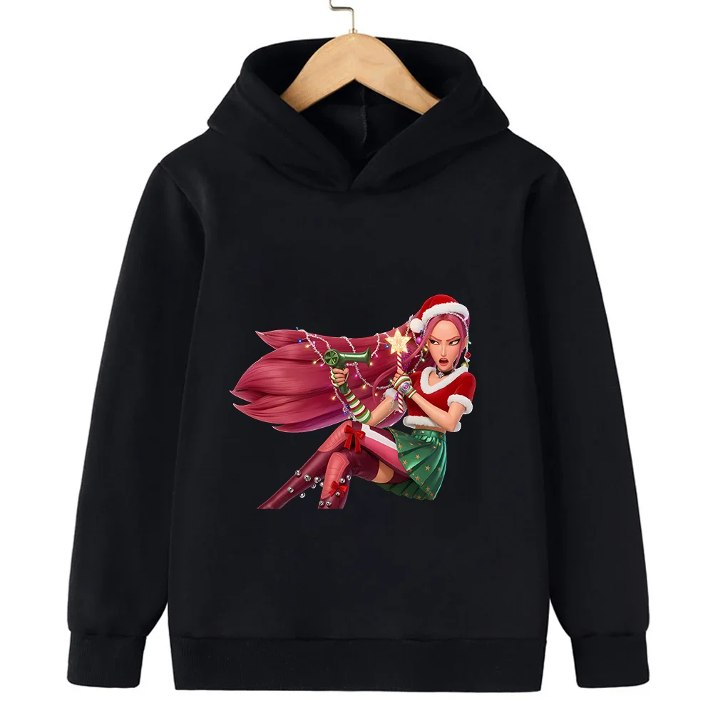 عيد ميلاد سعيد! سويت شيرت بغطاء للرأس للفتيات والأولاد من Witch Hunt، بلوفر عيد الميلاد، بلوفر للعطلات، سويت شيرت من النوع الثقيل #2