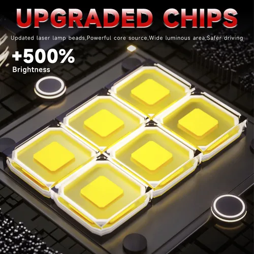 Imagen 2 del producto Y8 120W H4 faros coche H4 LED Mini lente de proyector 6000K haz alto y bajo Turbo ventilador Auto LED H4 lámpara LHD RHD 12V 24V