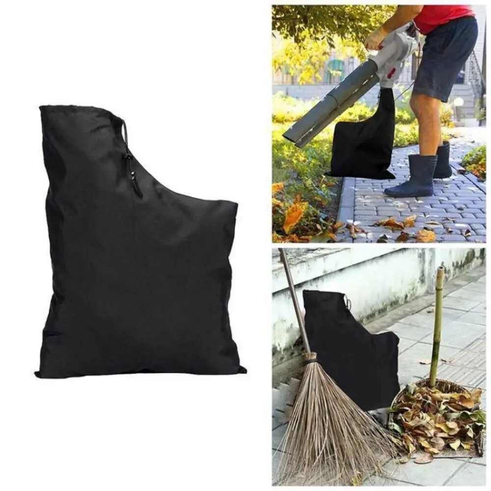 Portable Wear-resistant Leaf Blower Vacuum Bag Storage Bag Zippered Garbage Bin Practical Versatile Outdoor Trash Can Garden