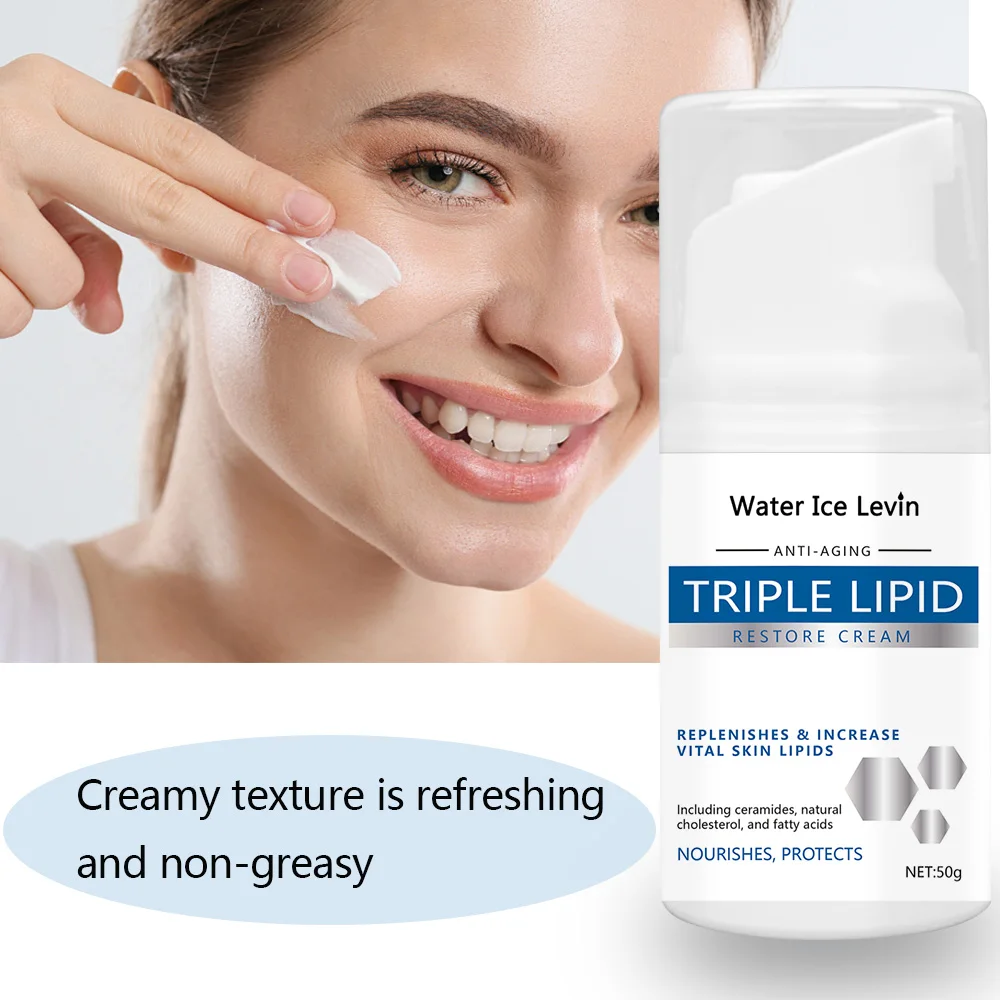 Triple Fat Reducing Cream firming, improving anti-aging, lightening fine lines, moisturizing, whitening and repairing skin care